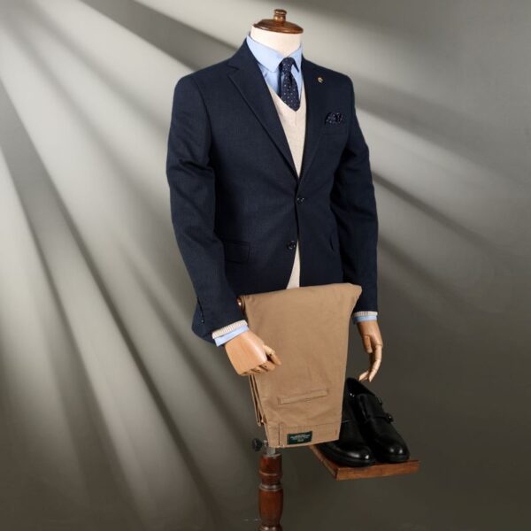 Smart Fit Navy Blue Blazer