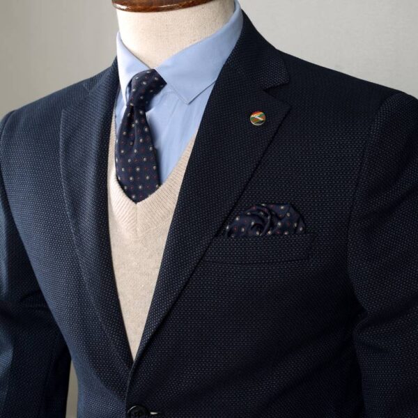Smart Fit Navy Blue Blazer - Image 3