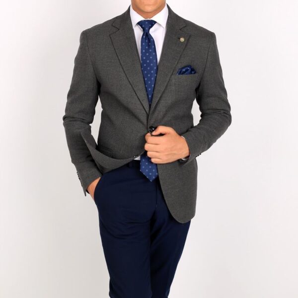 Smart Fit Dark Grey Blazer