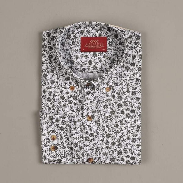 Smart Fit White Fashion Shirt