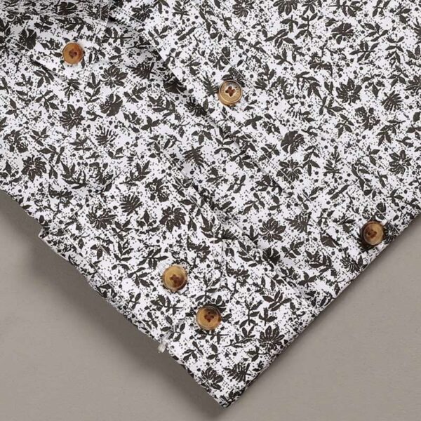 Smart Fit White Fashion Shirt - Image 3