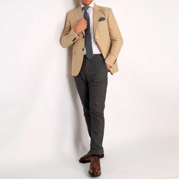 Smart Fit Beige Blazer - Image 6