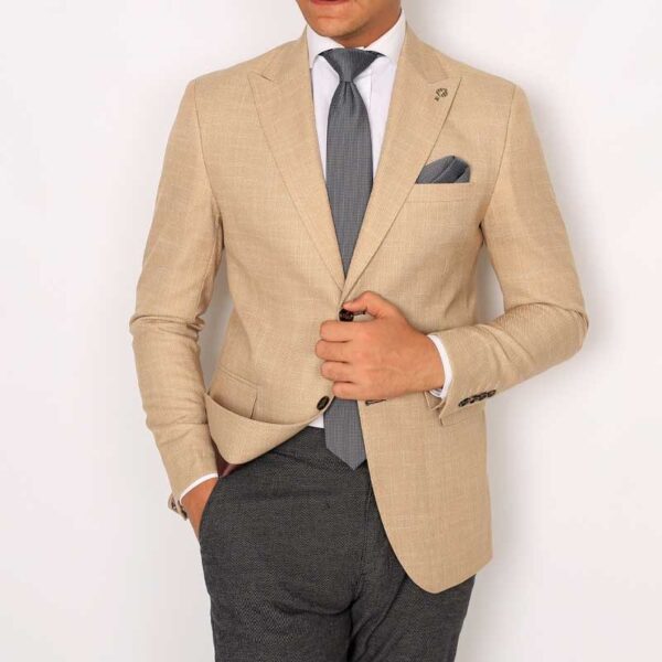 Smart Fit Beige Blazer