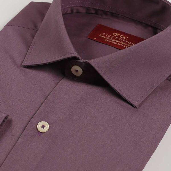 Smart Fit Mauve Shirt - Image 3