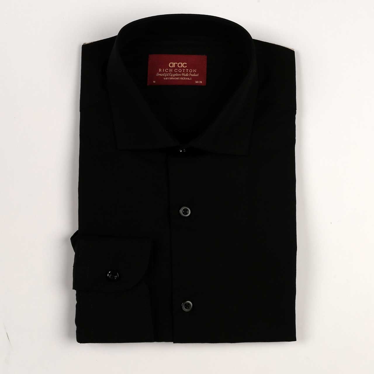 Smart Fit Black Shirt