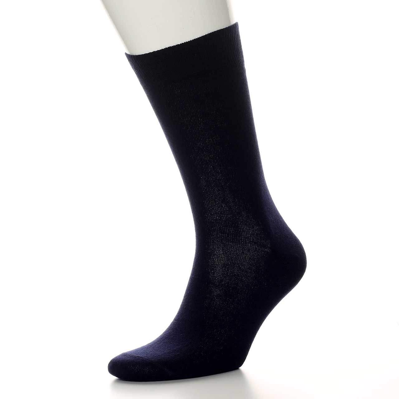 Navy Blue Cotton Socks