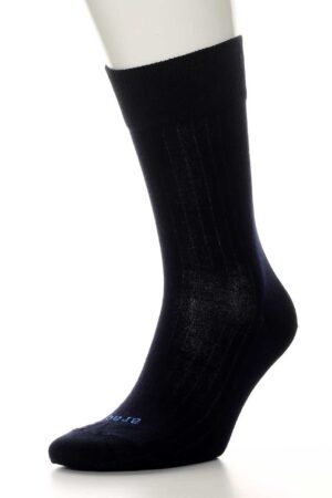 Navy Blue Cotton Socks