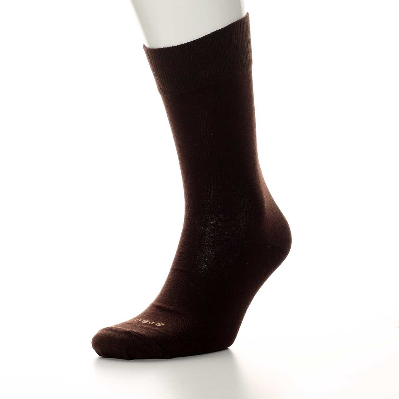 Brown Cotton Socks