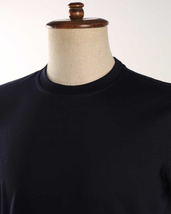 Smart Fit Navy blue T-shirt - Image 3