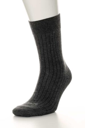 Dark Gray Cotton Socks