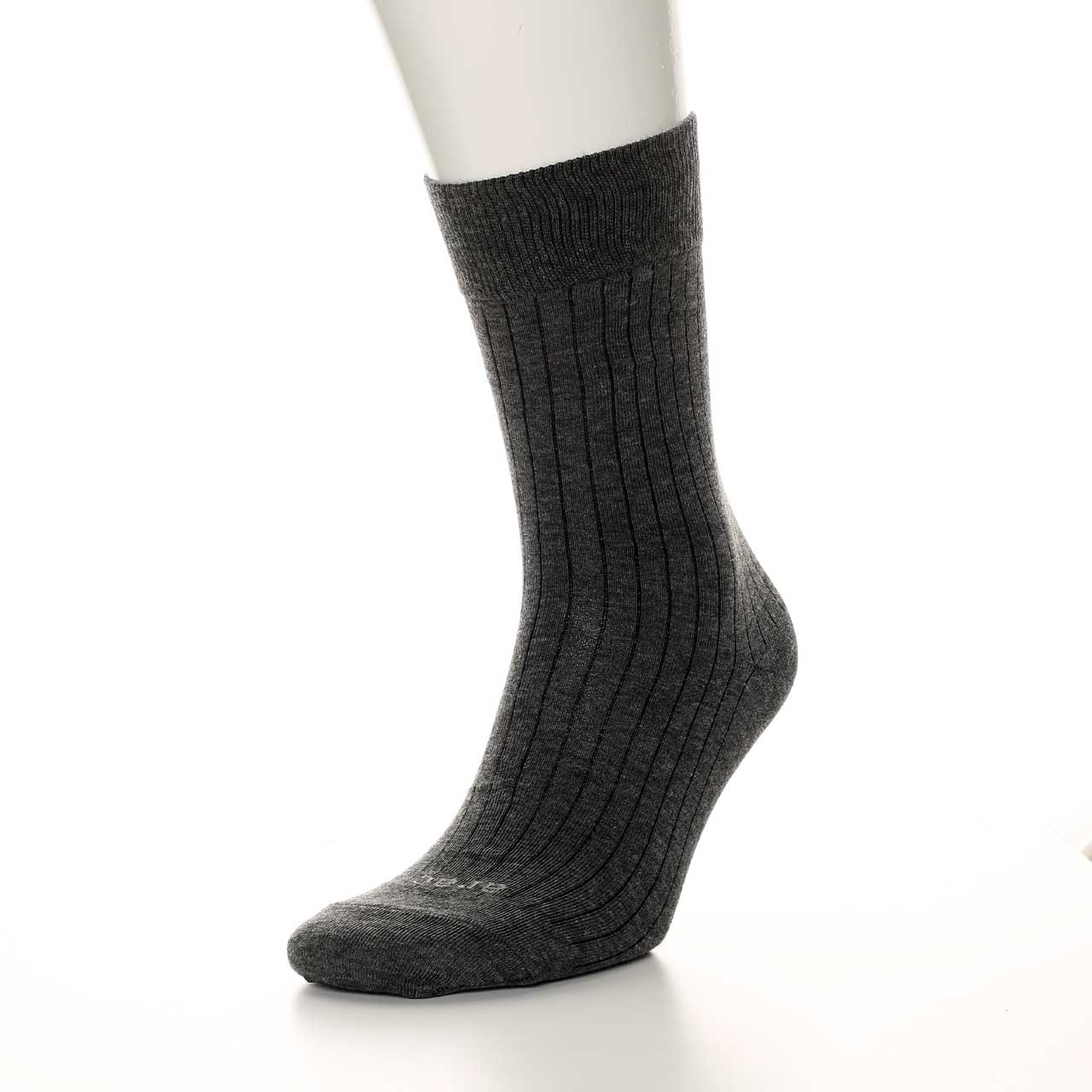 Dark Gray Cotton Socks