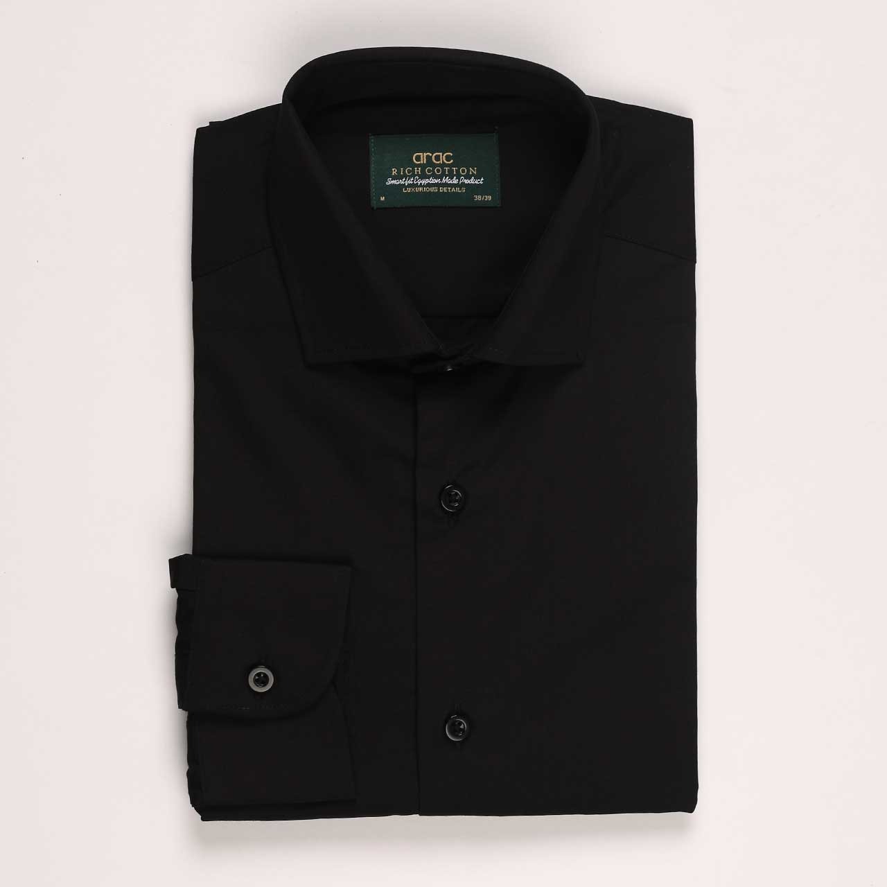 Smart Fit Black Shirt
