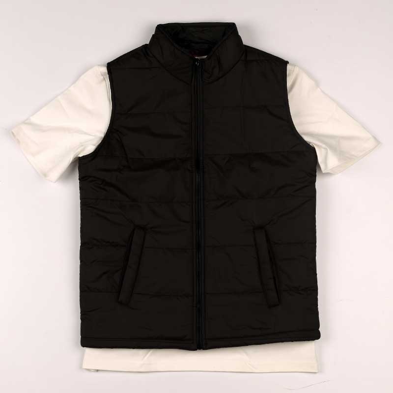 Smart Fit Black Puffer Vest