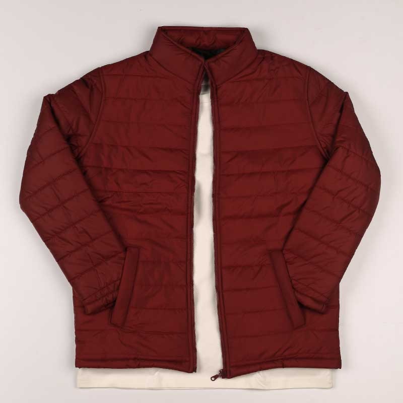 Smart Fit Maroon Puffer Jacket