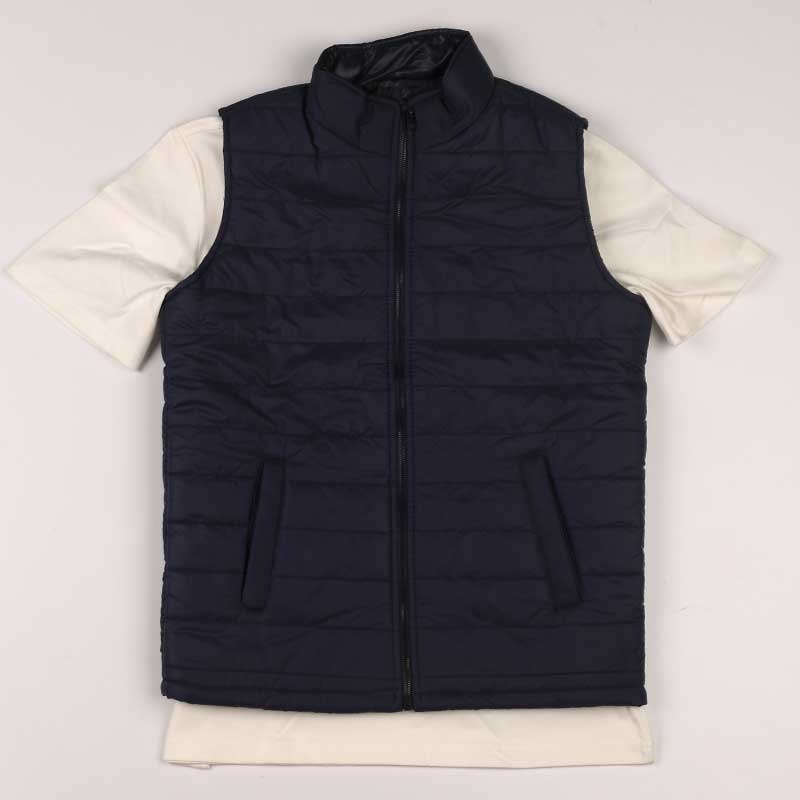 Smart Fit Navy Blue Puffer Vest
