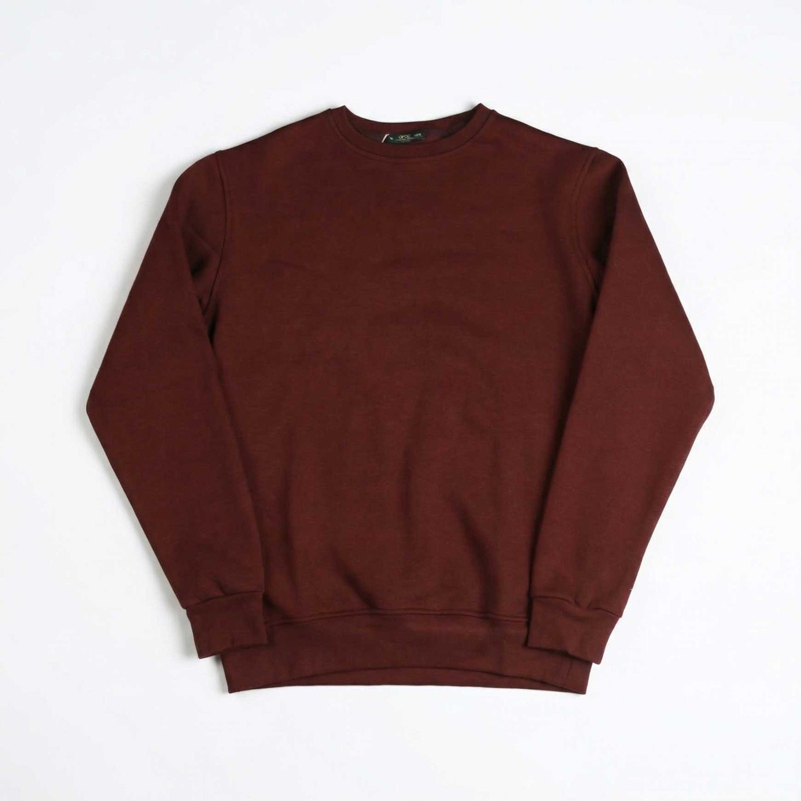 Smart Fit burgundy Round Sweatshirt