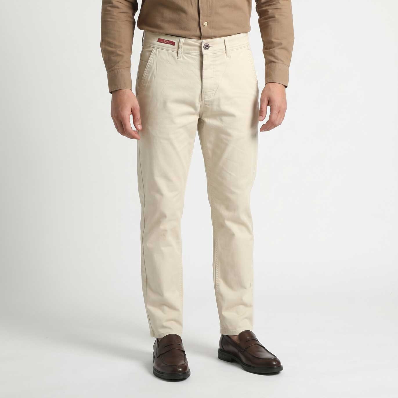 Smart Fit beige Gabardine Pants