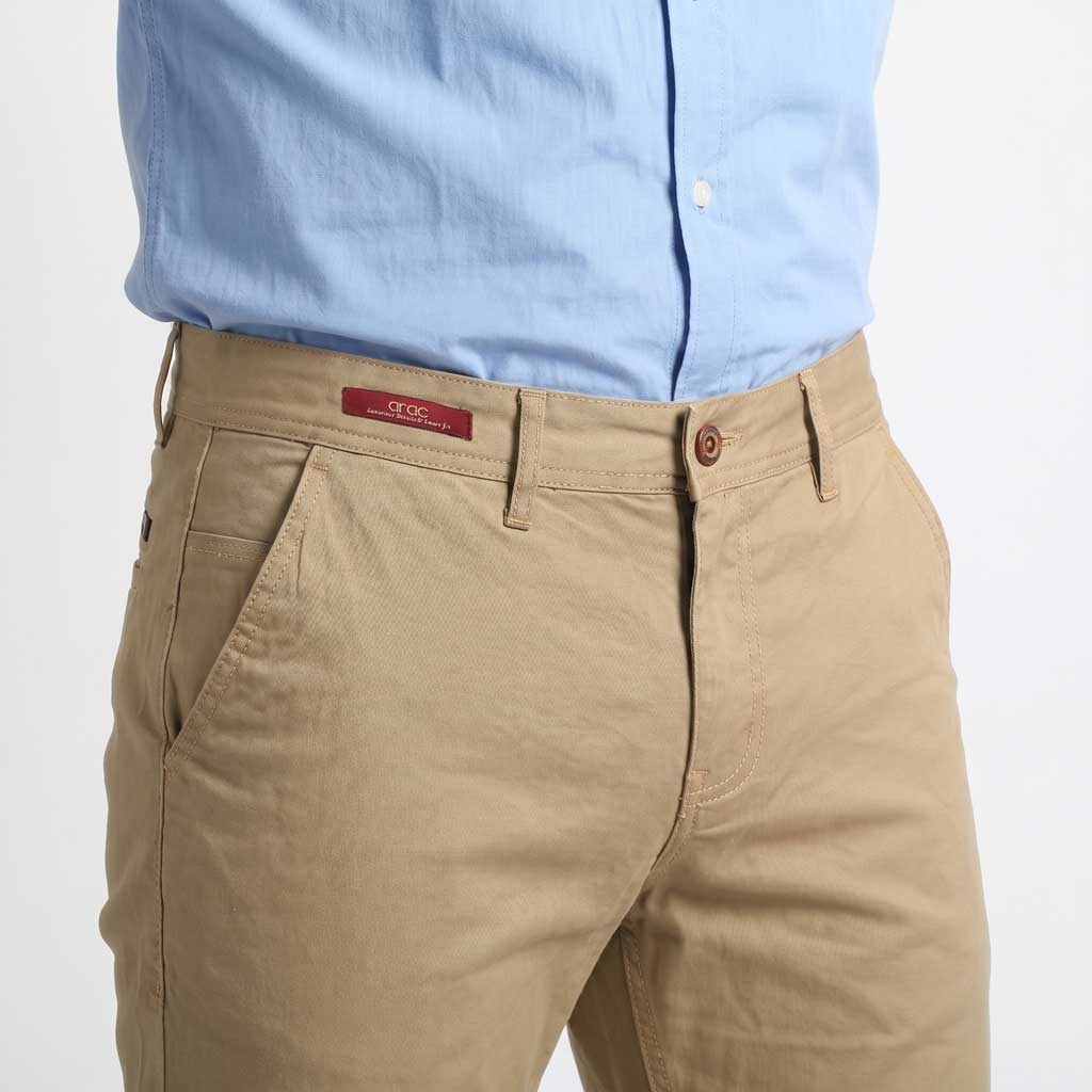 Smart Fit beige Gabardine Pants