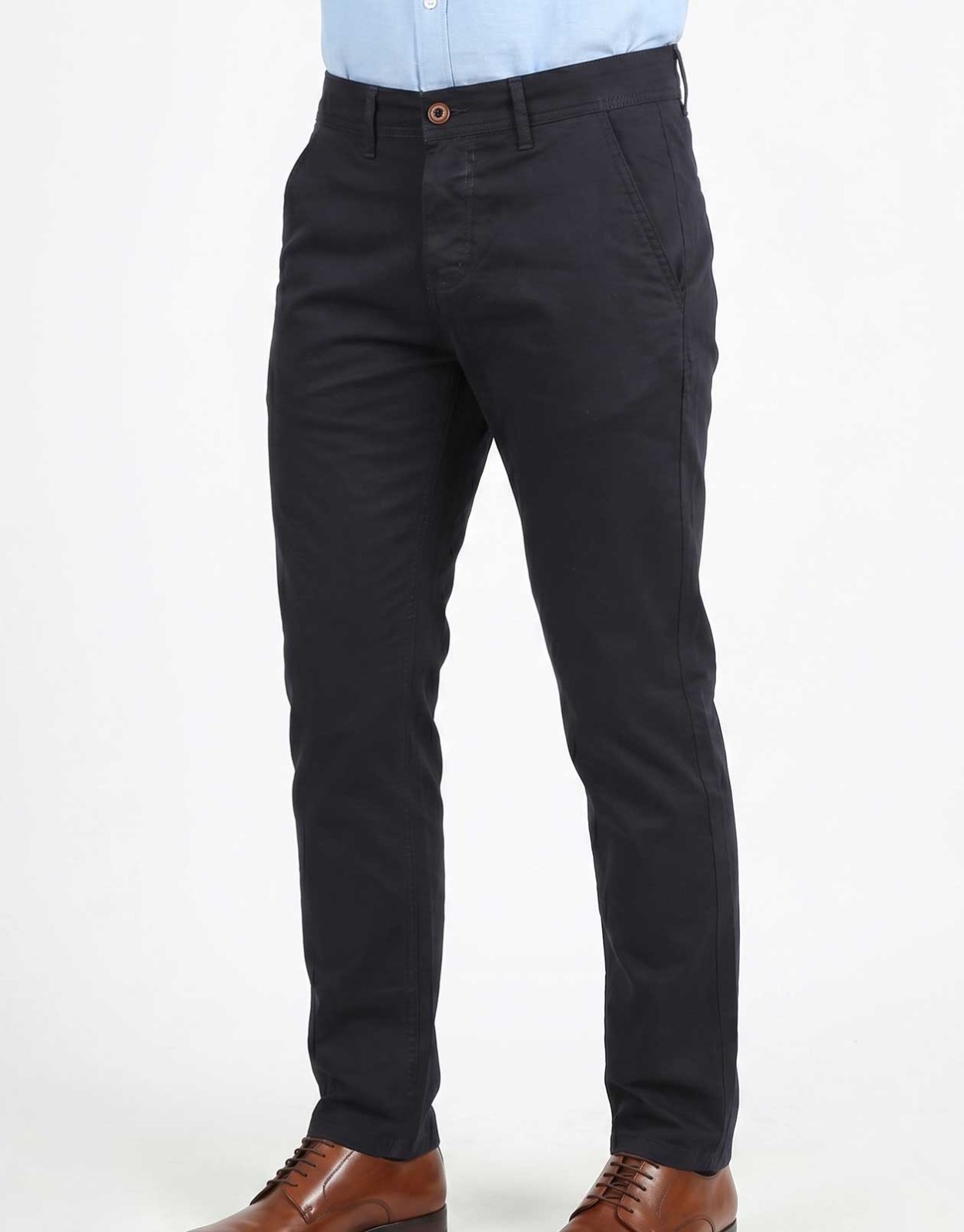 Smart Fit navy blue Gabardine Pants