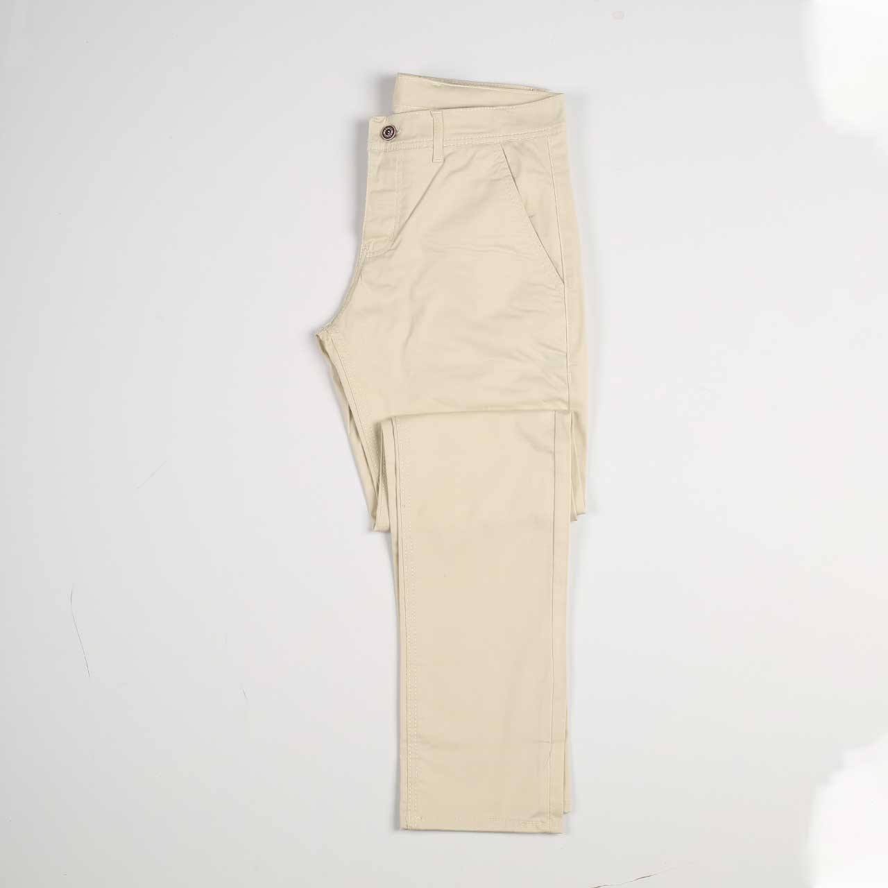 Smart Fit beige Gabardine Pants