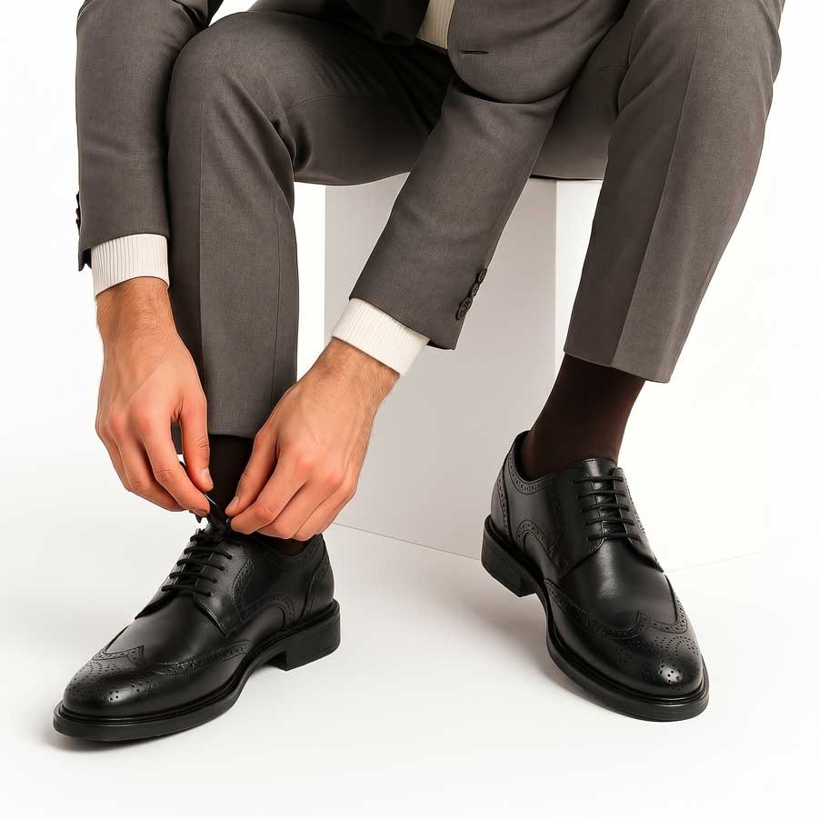 حذاء كلاسيك اسود