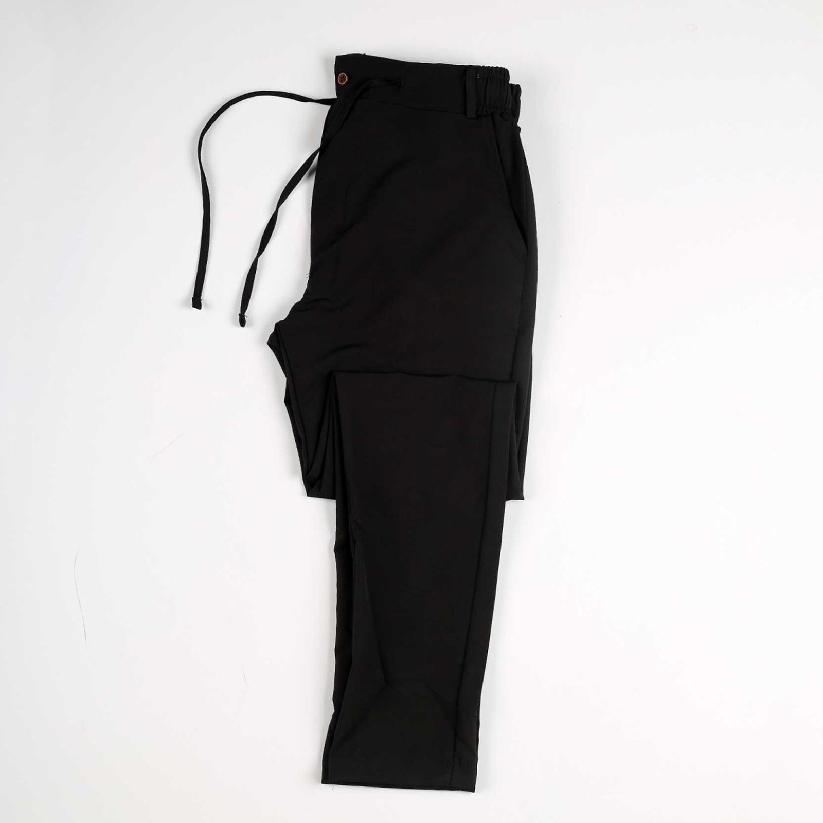 Black soft nylon pants - Image 2