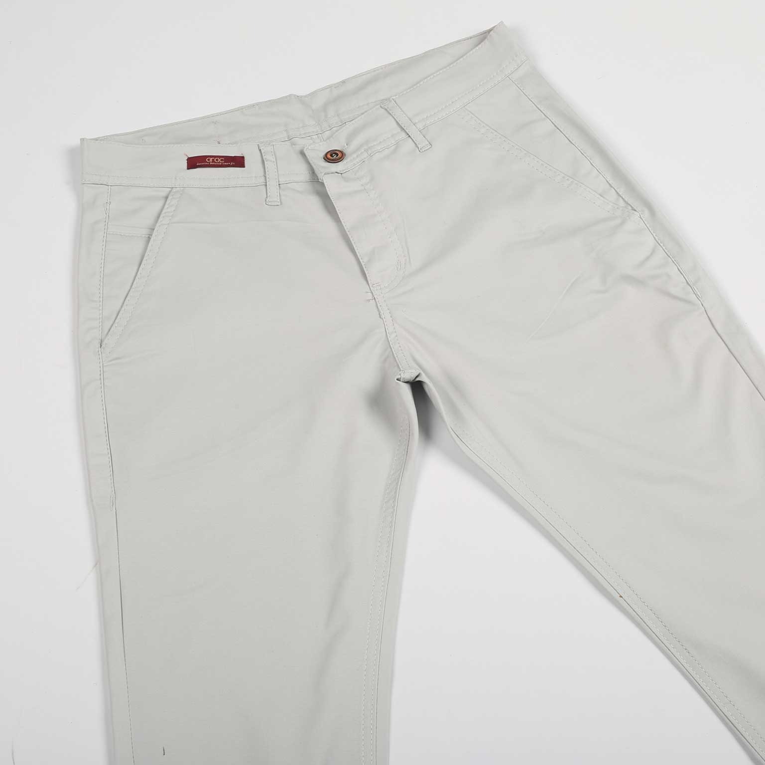 Smart Fit silver Gabardine Pants