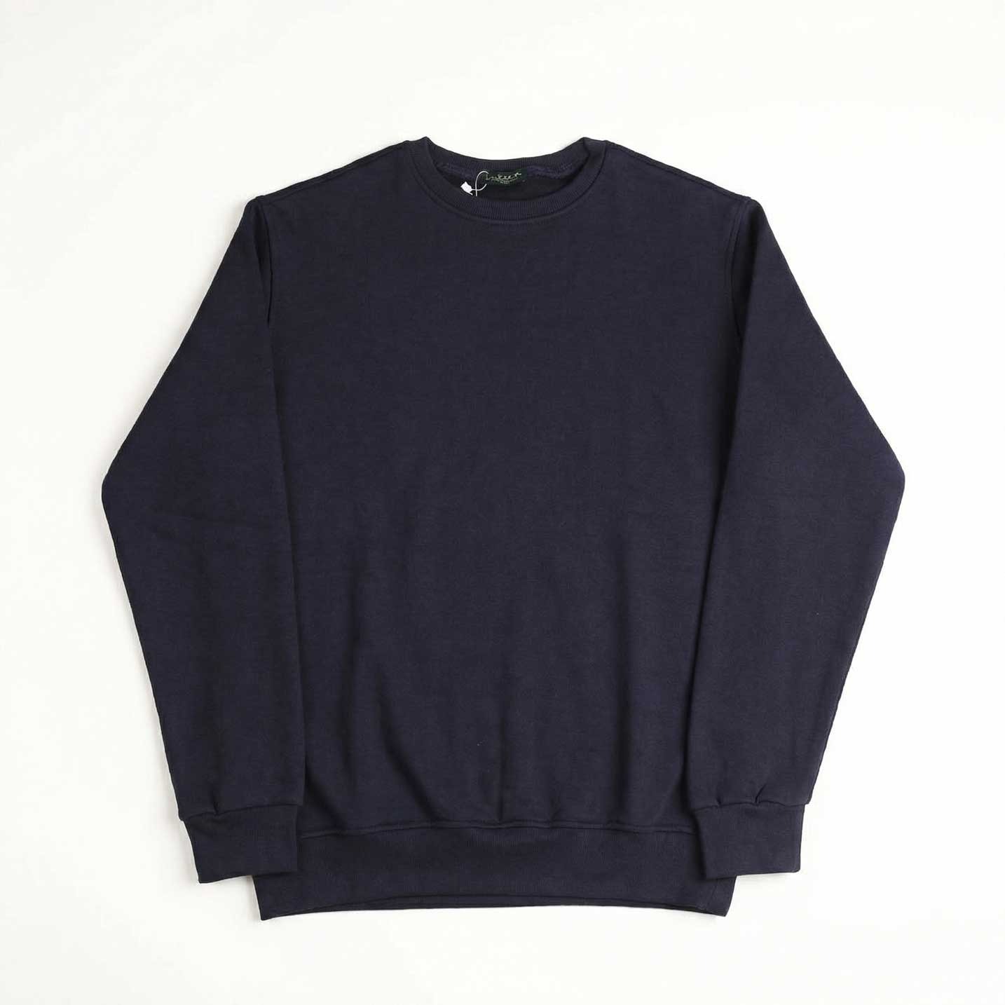 Smart Fit navy blue round sweat shirt