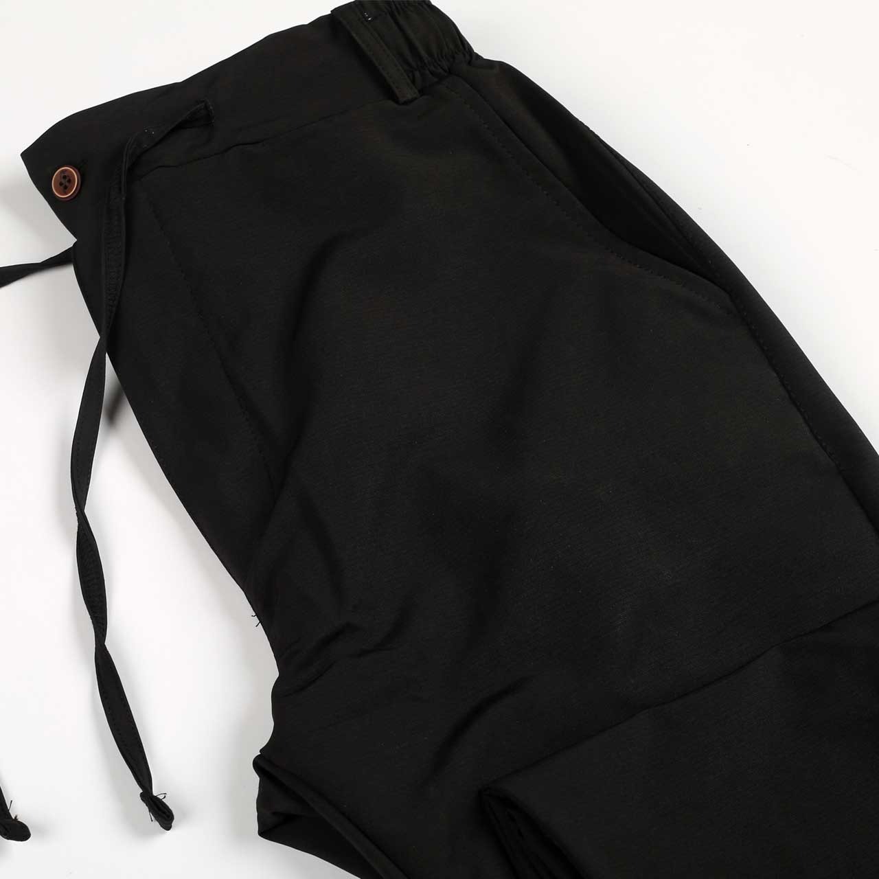Black soft nylon pants